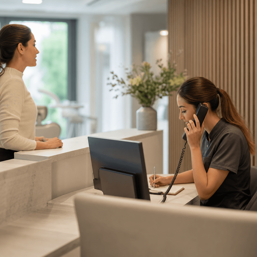 Illustration for article: Tandarts telefoonservice: waarom generieke callcenters falen
